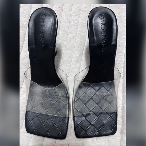 New Wild Diva clear heels size 7 - Picture 2 of 5